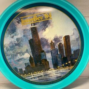 CHICAGO SYMBOL OF PROGRESS TOM LYNCH INTERNATIONAL BEVERAGE 1984 1ST EXHIBITION